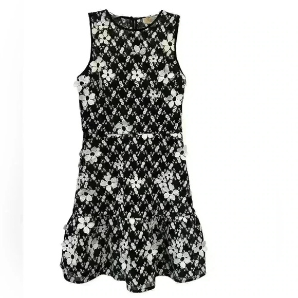 MICHAEL KORS Flower Embroidery Sleeveless Dress Size 0 - Picture 4 of 13